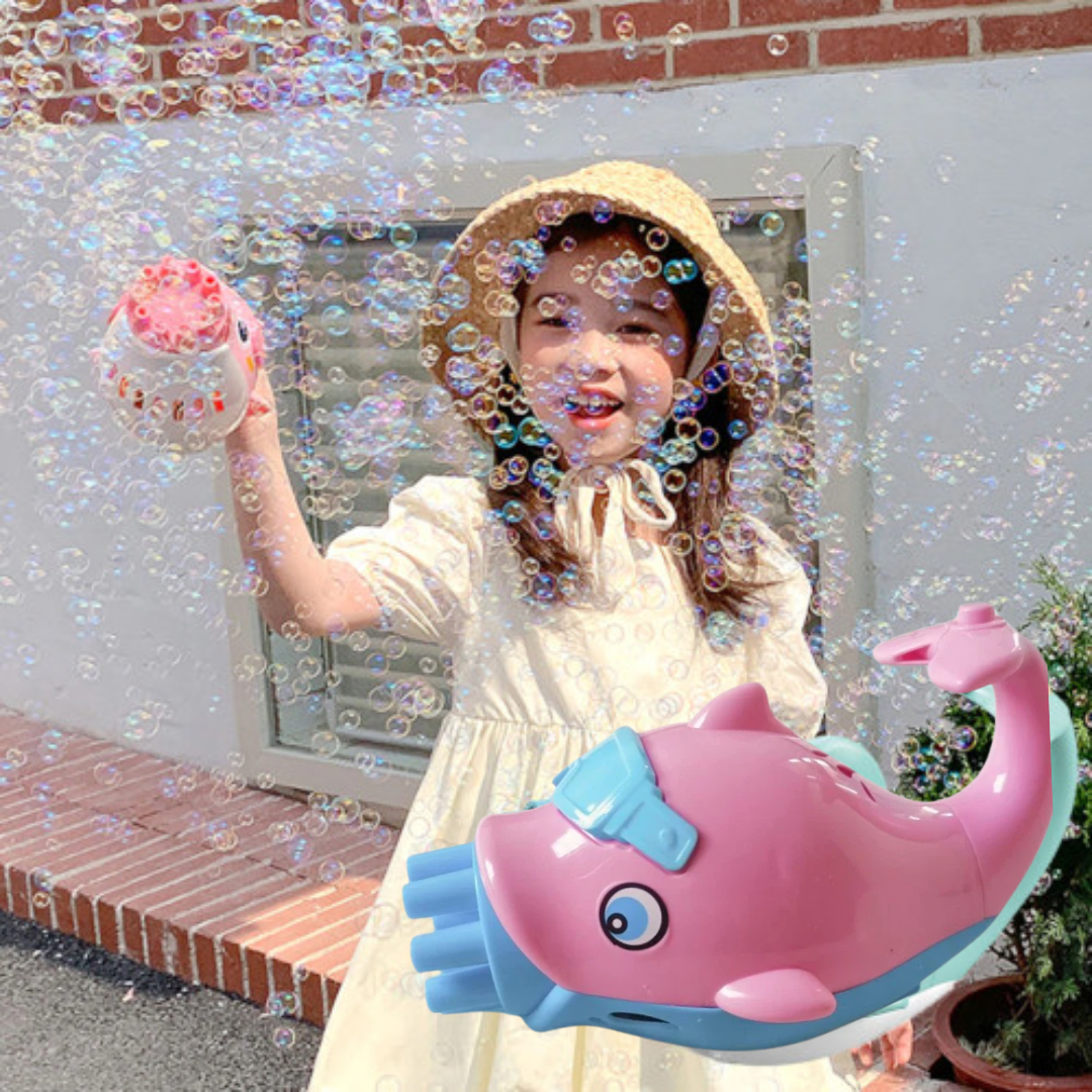 1 Pcs Cute Dolphin Bubble Gun